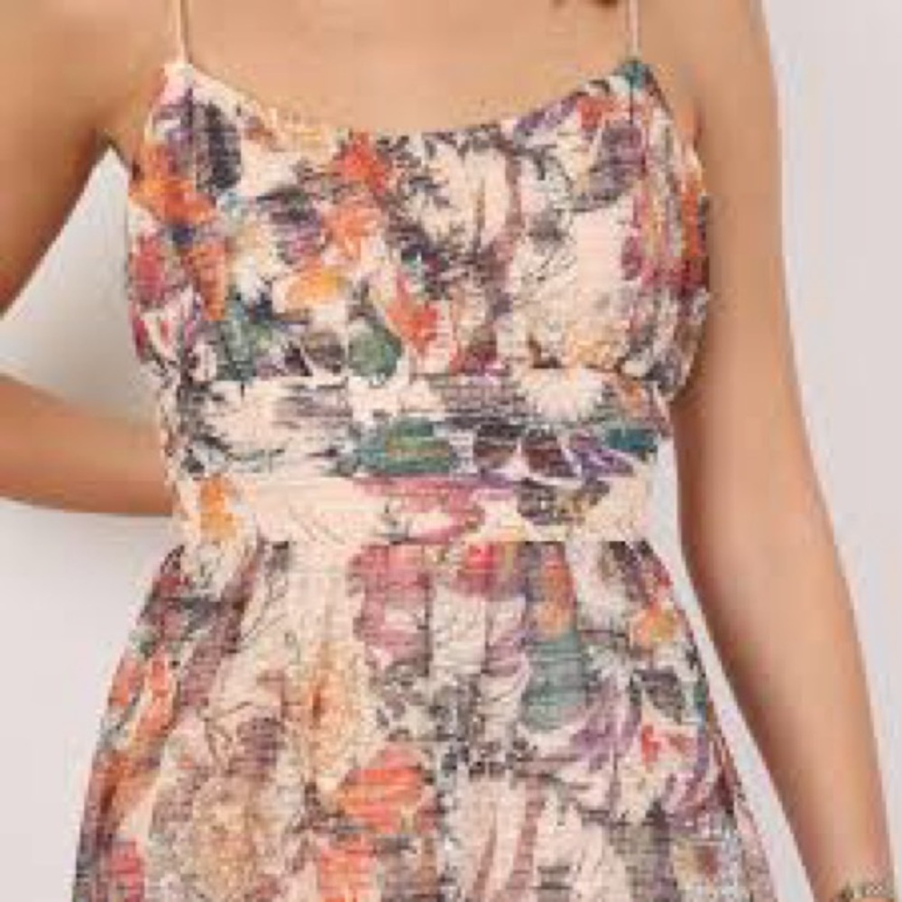 Anthropologie Maeve Mackenzie Floral Fit n Flare Dress Size 2 - Picture 4 of 14